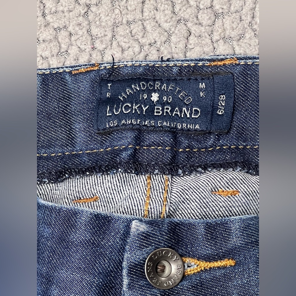 Lucky Brand Denim Jean Capris Womens Size 6/28 Sweet Jean Corp - Picture 5 of 9